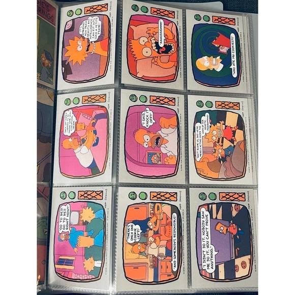 NEW - 1990 The Simpsons Topps Trading Cards - Complete Set - Picture 7 of 10